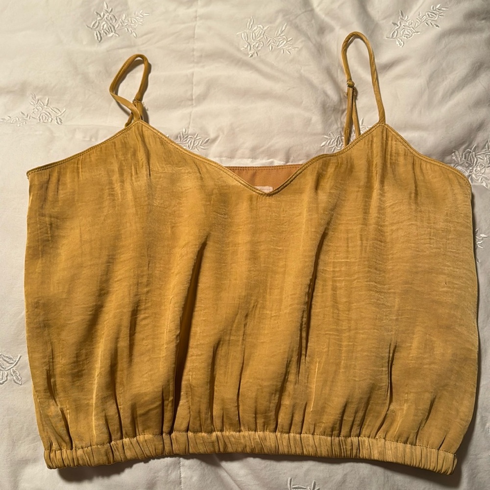 Boutique silky crop top